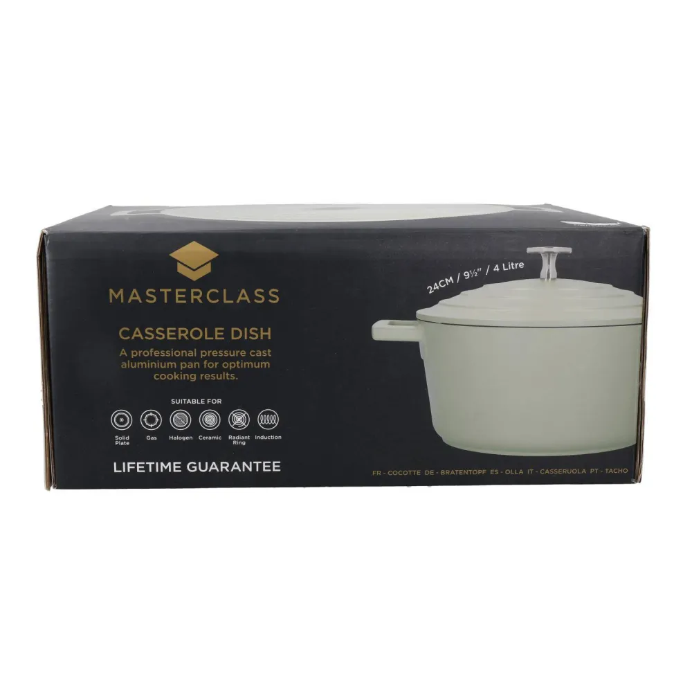 Cheap MasterClass Gietaluminium Braadpan (O24 Cm) (4L) (Lichtgewicht)