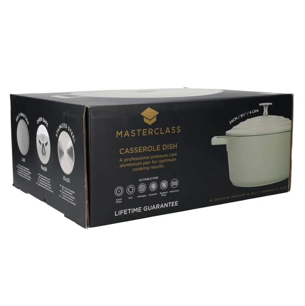 Cheap MasterClass Gietaluminium Braadpan (O24 Cm) (4L) (Lichtgewicht)