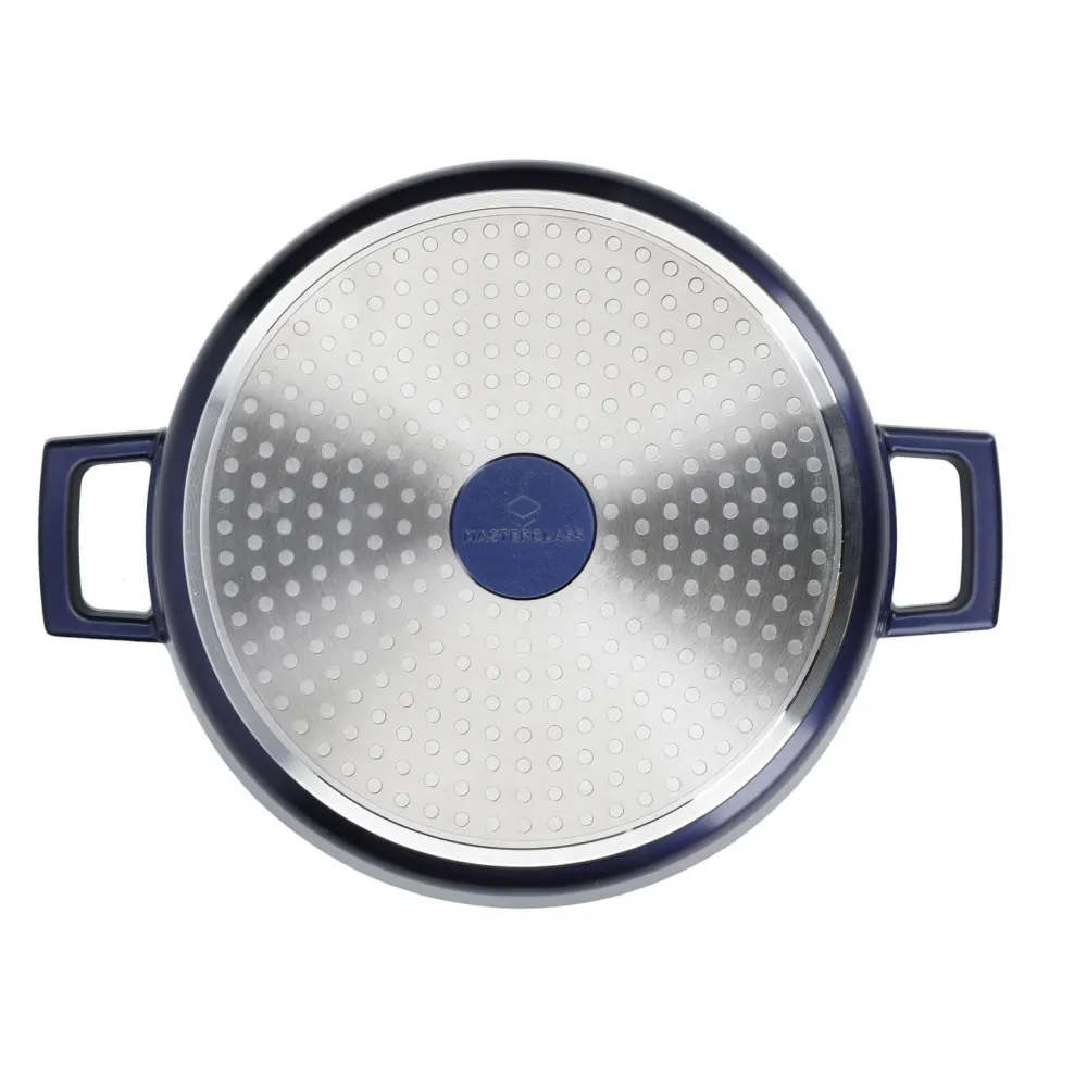Discount MasterClass Gietaluminium Braadpan (O28 Cm) (4L) (Lichtgewicht)