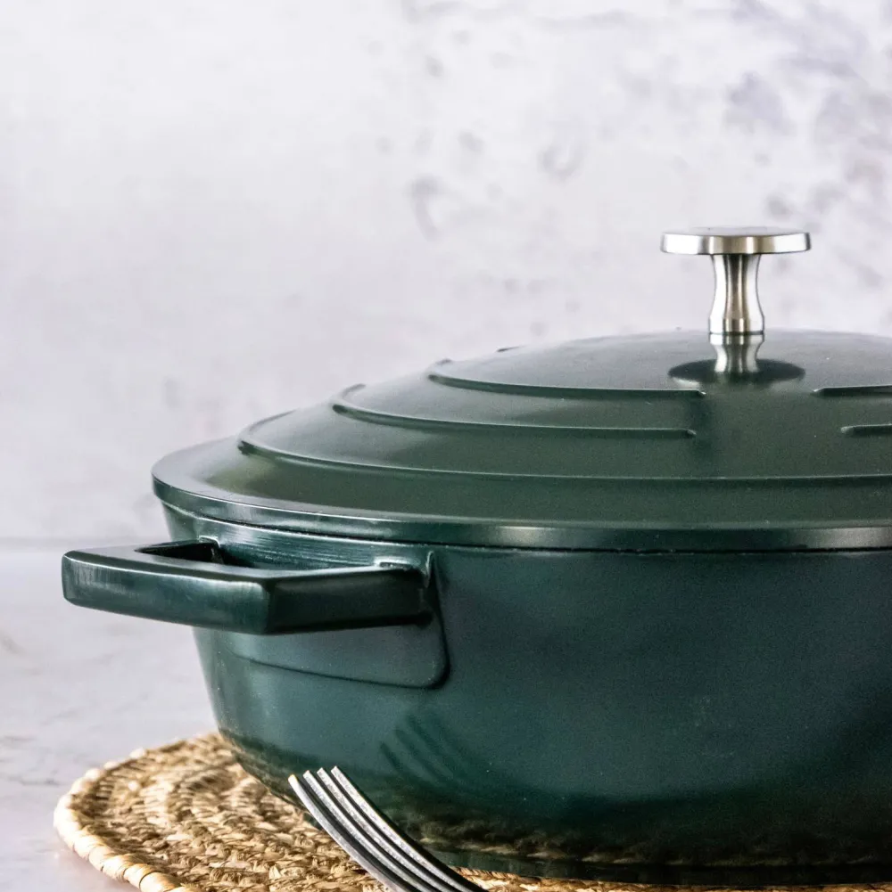 Outlet MasterClass Gietaluminium Braadpan (O28 Cm) (4L) (Lichtgewicht)