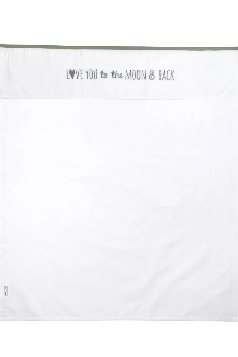 Hot Meyco Baby Ledikantlaken Love You To The Moon & Back 100X150 Cm Forest Green