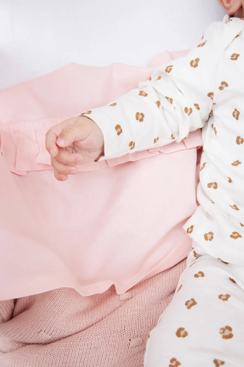 Outlet Meyco Baby Ledikantlaken Ruffle 100X150 Soft Pink