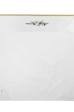 Sale Meyco Baby Wieglaken Floral 75X10 Cm Honey Gold