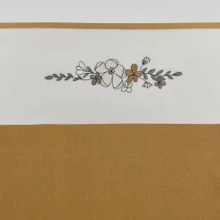 Sale Meyco Baby Wieglaken Floral 75X10 Cm Honey Gold