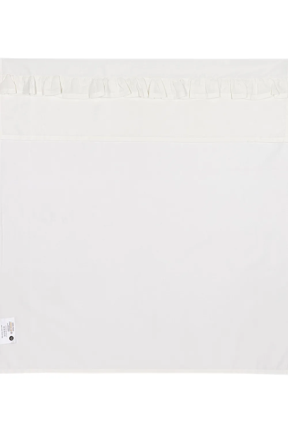 Best Sale Meyco Baby Wieglaken Ruffle 75X100 Offwhite