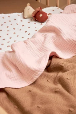 Hot Meyco Hydrofiele Baby Ledikantlaken 100X150Cm Soft Pink