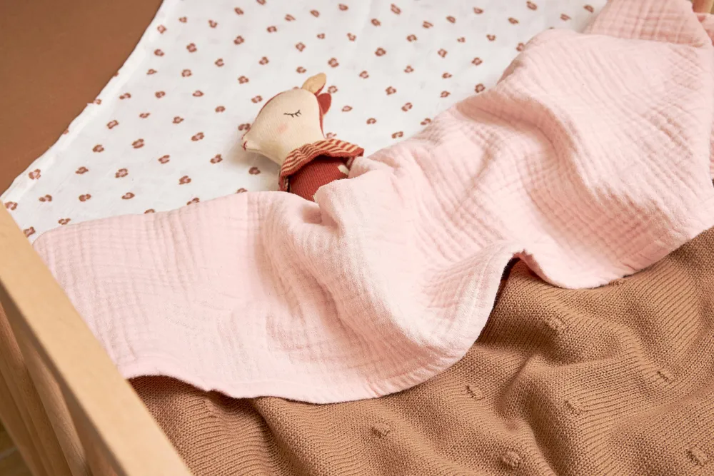 Sale Meyco Hydrofiele Baby Wieglaken 75X100 Cm Soft Pink