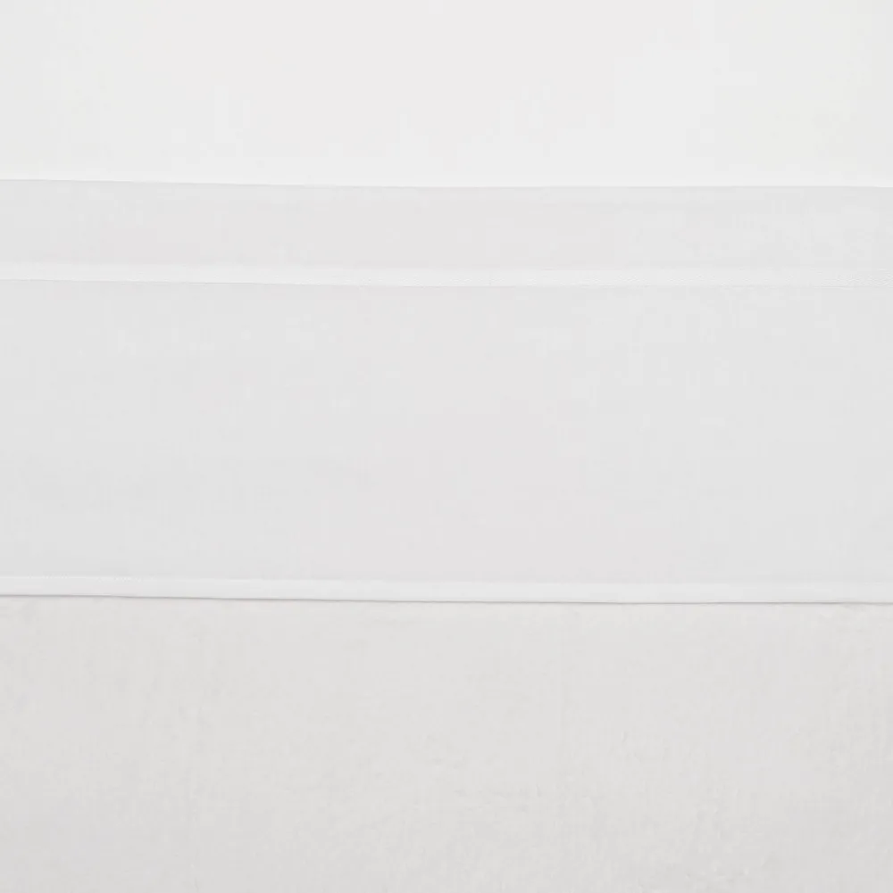 Flash Sale Meyco Ledikantlaken Met Bies 100X150 Cm Wit/Wit