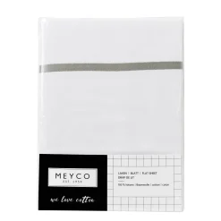Store Meyco Wieglaken Met Bies 75X100 Cm Grijs