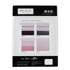 Store Meyco Wieglaken Met Bies 75X100 Cm Grijs