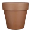 Orion Bloempot Rond Bruin - (H34Xo36 Cm)|Mica Decorations Online
