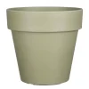 Orion Bloempot Rond Groen - (H28,5Xo30 Cm)|Mica Decorations New