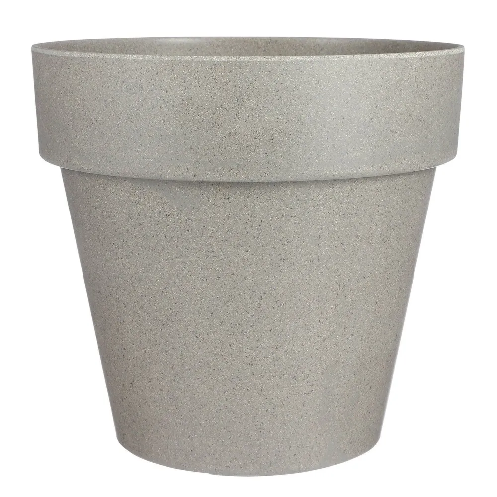 Orion Bloempot Rond Grijs - (H34Xo36 Cm)|Mica Decorations Online