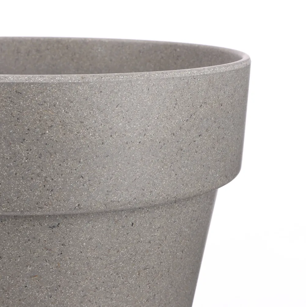 Orion Bloempot Rond Grijs - (H28,5Xo30 Cm)|Mica Decorations Best