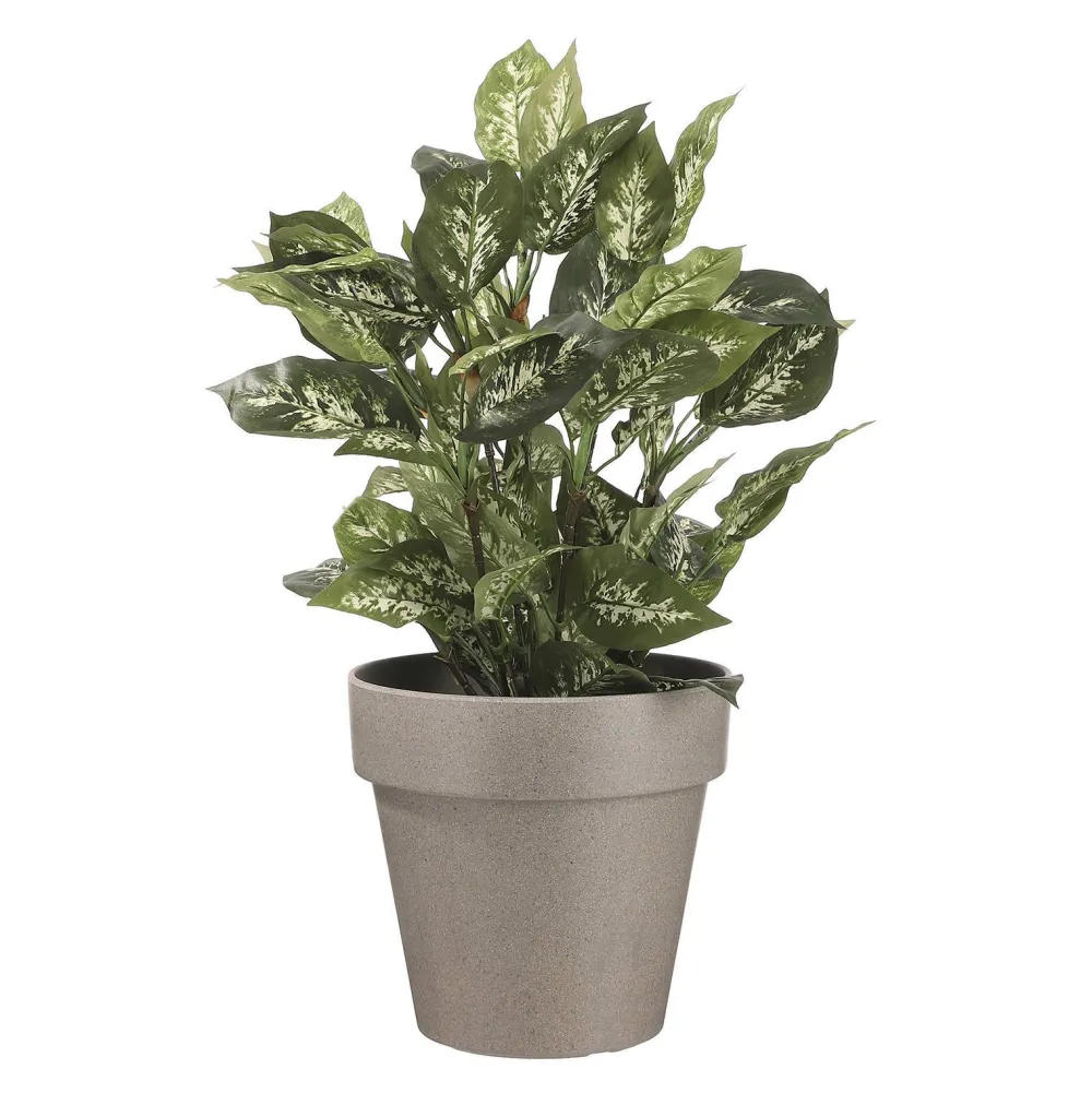 Orion Bloempot Rond Grijs - (H28,5Xo30 Cm)|Mica Decorations Best