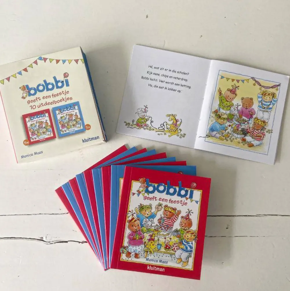 Monica Maas Bobbi: Bobbi Geeft Een Feestje Uitdeelboekjes|wehkamp Shop