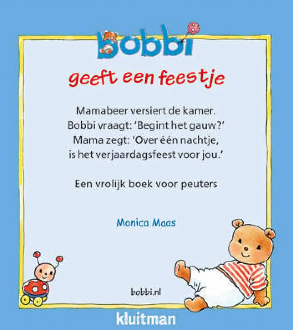 Monica Maas Bobbi: Bobbi Geeft Een Feestje Uitdeelboekjes|wehkamp Shop