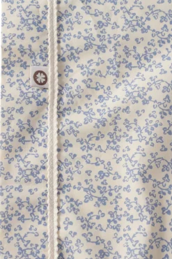 Fashion Noppies Botanical Poplin Ledikantlaken 110X140 Cm Colony Blue