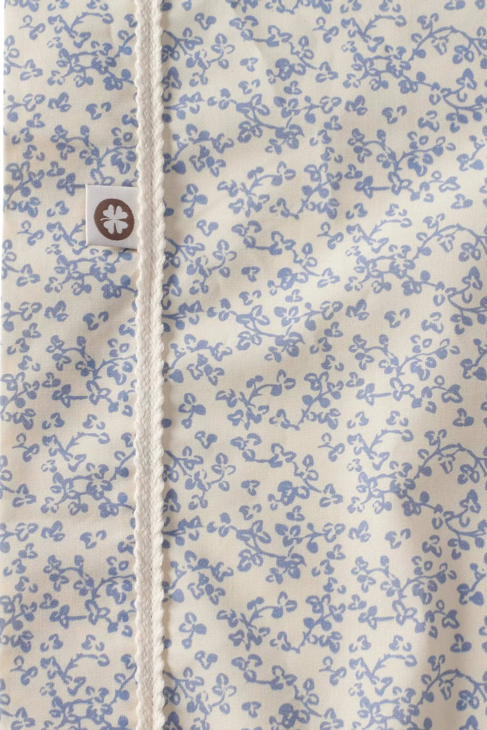 Fashion Noppies Botanical Poplin Ledikantlaken 110X140 Cm Colony Blue