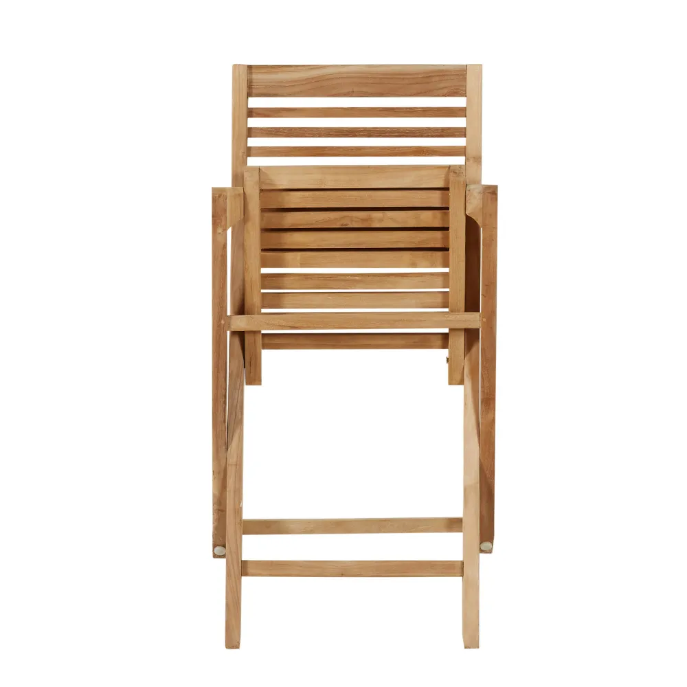 Teak Bistrostoel Bandung (Set Van 2)|NOUS Garden Cheap