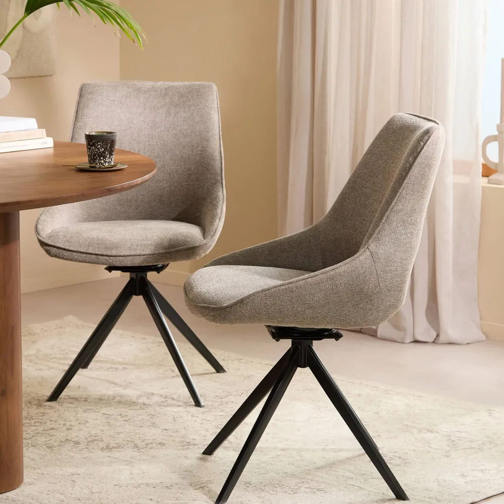 Clearance NOUS Living Eetkamerstoel (Set Van 2) Loren
