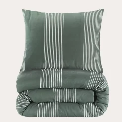 Sale NOUS Living Katoenen Dekbedovertrek 1 Persoons Wide Stripe (140X220 Cm)