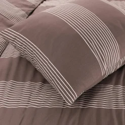 Shop NOUS Living Katoenen Dekbedovertrek Lits-Jumeaux Wide Stripe (240X220 Cm)