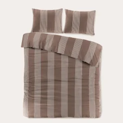 Store NOUS Living Katoenen Dekbedovertrek 2 Persoons Wide Stripe (200X220 Cm)