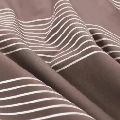 Store NOUS Living Katoenen Dekbedovertrek 2 Persoons Wide Stripe (200X220 Cm)