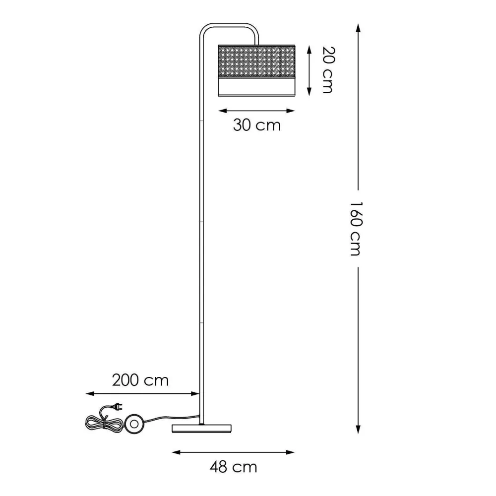 Outlet NOUS Living Vloerlamp Dex (O20 Cm)