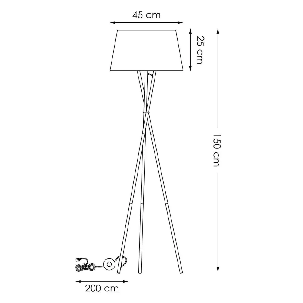 Store NOUS Living Vloerlamp Didier (O45 Cm)