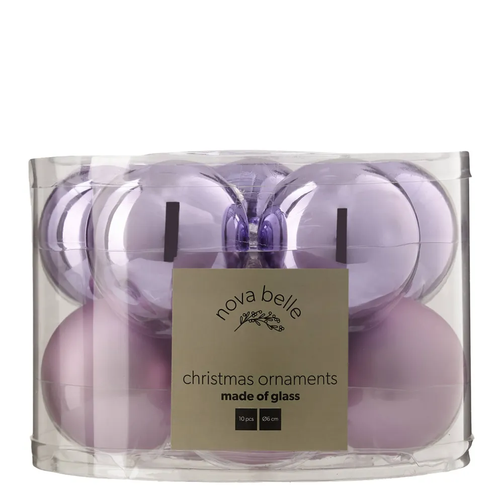 Discount Nova Belle Kerstbal (Set Van 10) (O6 Cm)
