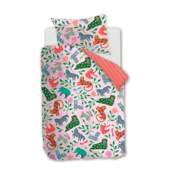 Cheap Oilily Katoenen Dekbedovertrek Baby Happy Zoo (100X135 Cm)