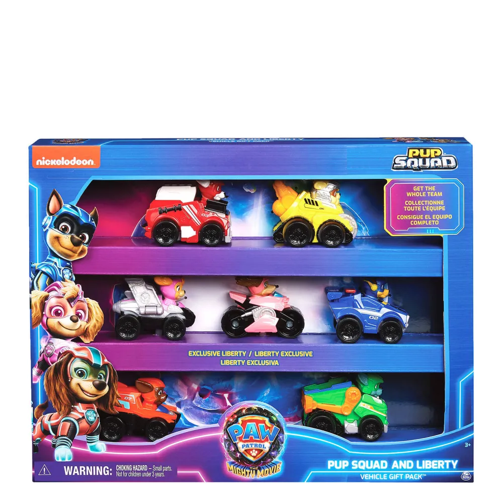 The Mighty Movie 7-Delige Pup Squad Racers Cadeauset|Paw Patrol Cheap