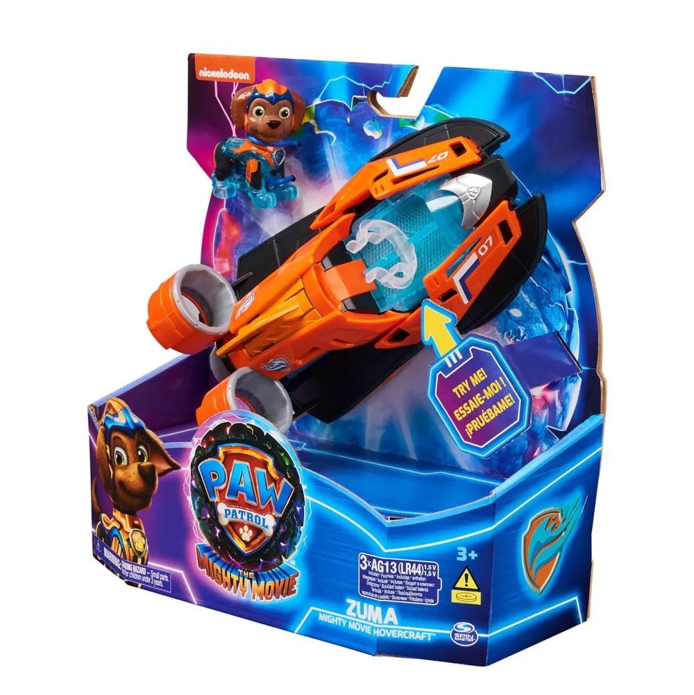 The Mighty Movie Hovercraft Met Zuma-Actiefiguur Licht En Geluid|Paw Patrol Store