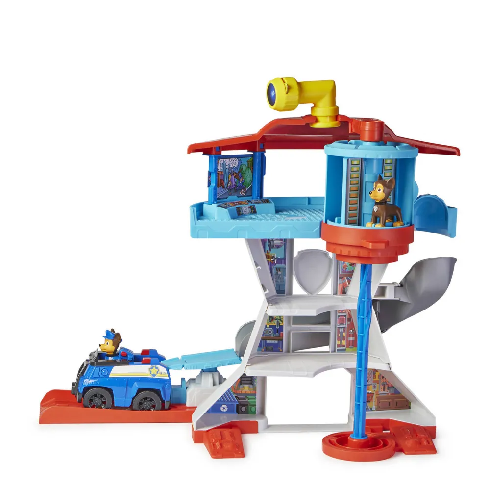 Uitkijktoren Met Voertuigwerper 2 Chase-Actiefiguren De Politieauto Van Chase En Accessoires|Paw Patrol Flash Sale