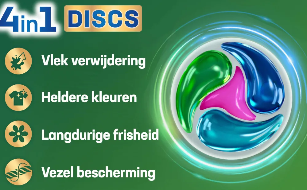 Hot Persil Discs Color Doy - Wascapsules - Voordeelverpakking - 5 X 24 Wasbeurten - 120 Wasbeurten