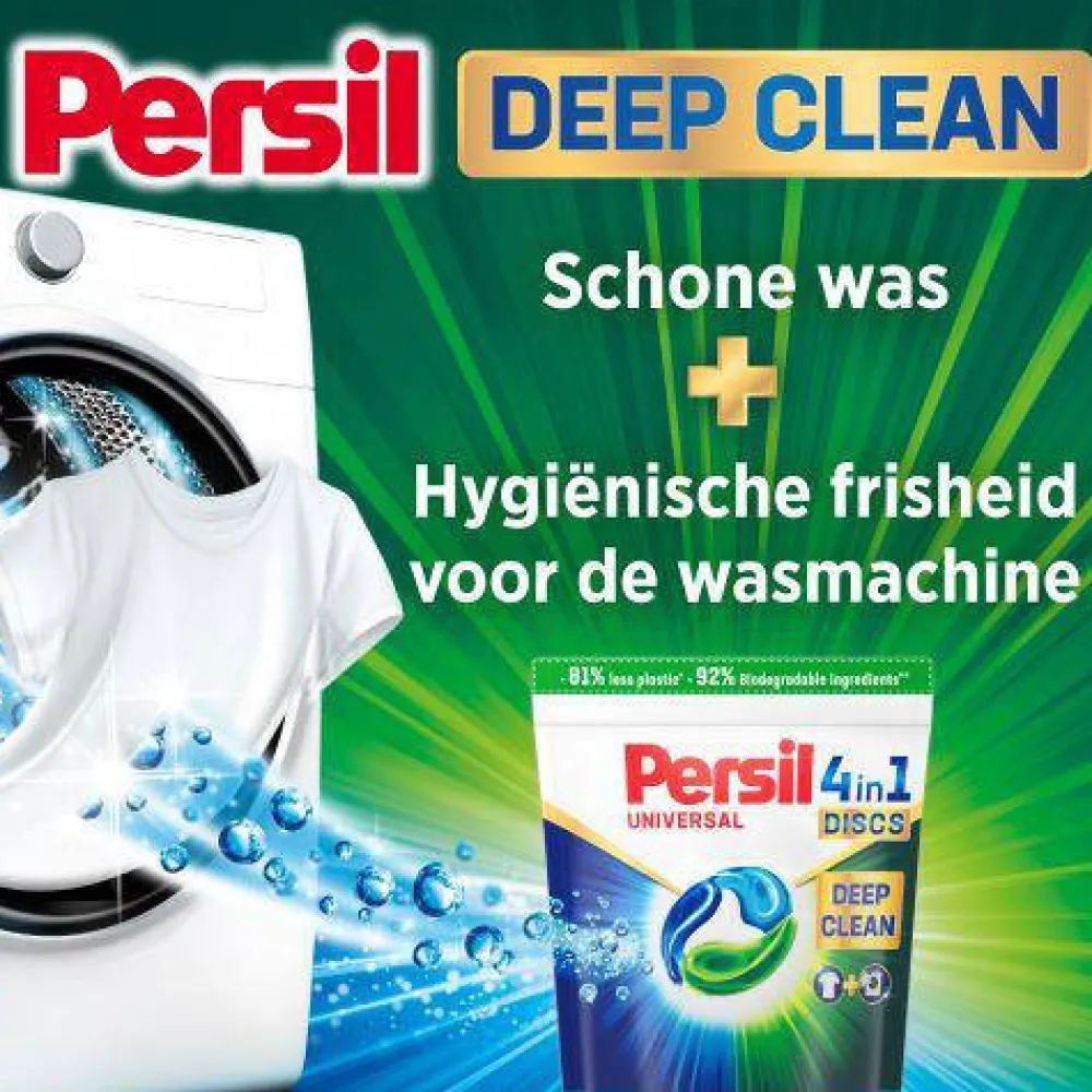 Sale Persil Discs Universal Doy - Wascapsules - Voordeelverpakking - 5 X 24 Wasbeurten - 120 Wasbeurten
