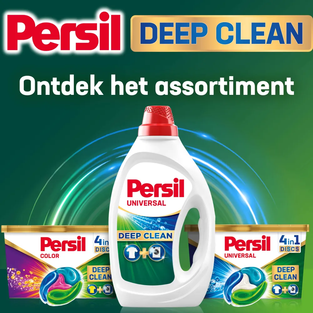 Sale Persil Discs Universal Doy - Wascapsules - Voordeelverpakking - 5 X 24 Wasbeurten - 120 Wasbeurten