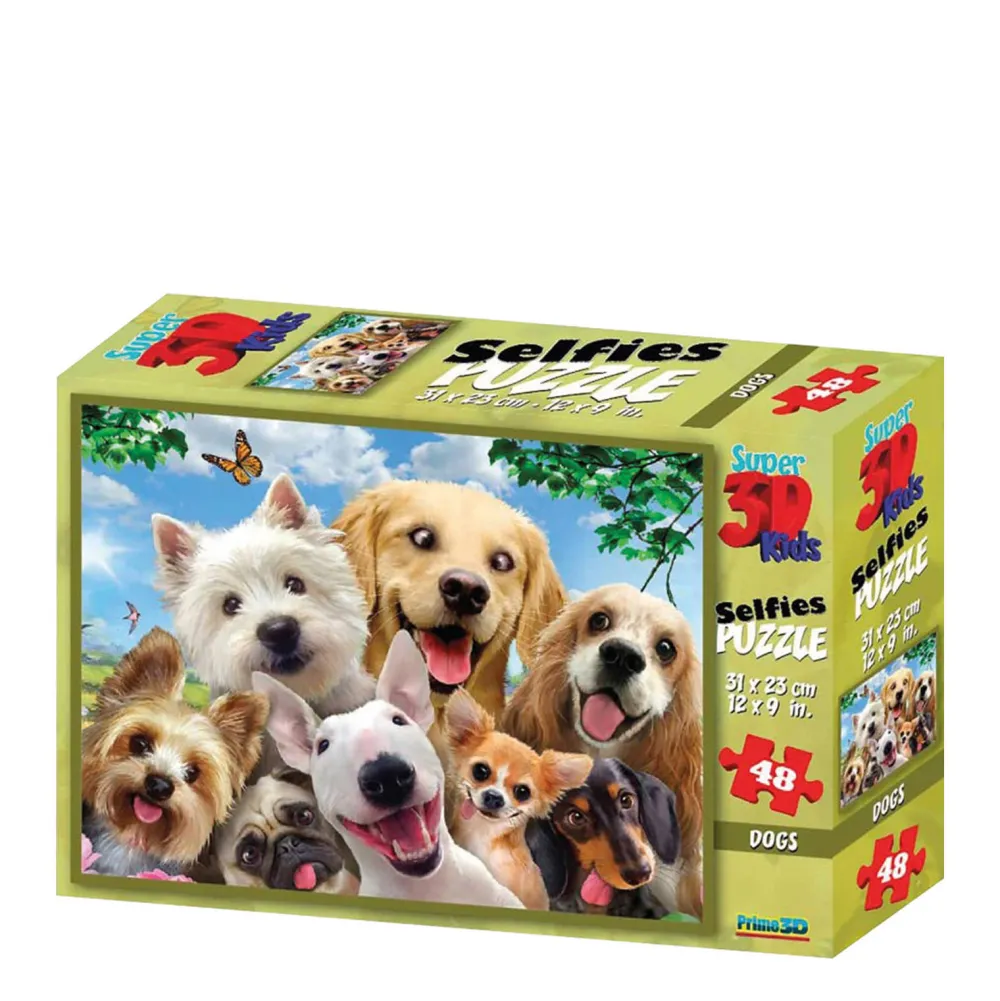 Dog Selfie 3D Puzzel 48 Stukjes|Philos Best Sale