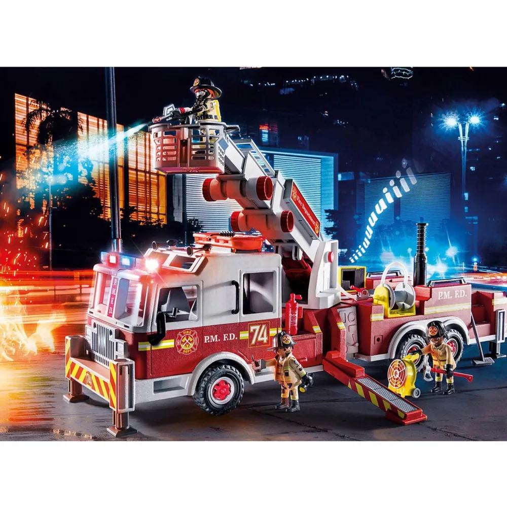 City Action Brandweerwagen: Us Tower Ladder 70935|Playmobil Cheap