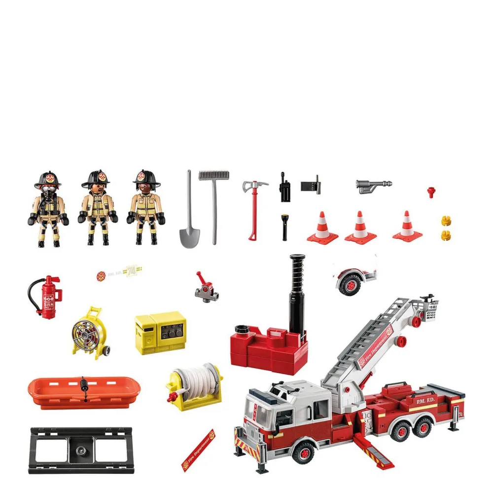 City Action Brandweerwagen: Us Tower Ladder 70935|Playmobil Cheap