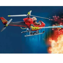 City Action Brandbestrijding Helikopter - 71195|Playmobil Store