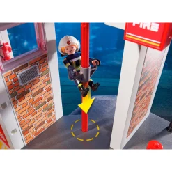 City Action Grote Brandweerkazerne Met Helicopter|Playmobil Cheap