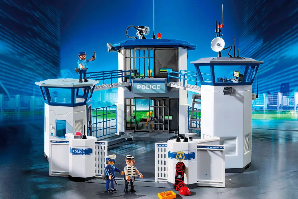 City Action Politiebureau Met Gevangenis|Playmobil New