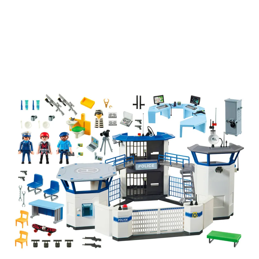 City Action Politiebureau Met Gevangenis|Playmobil New