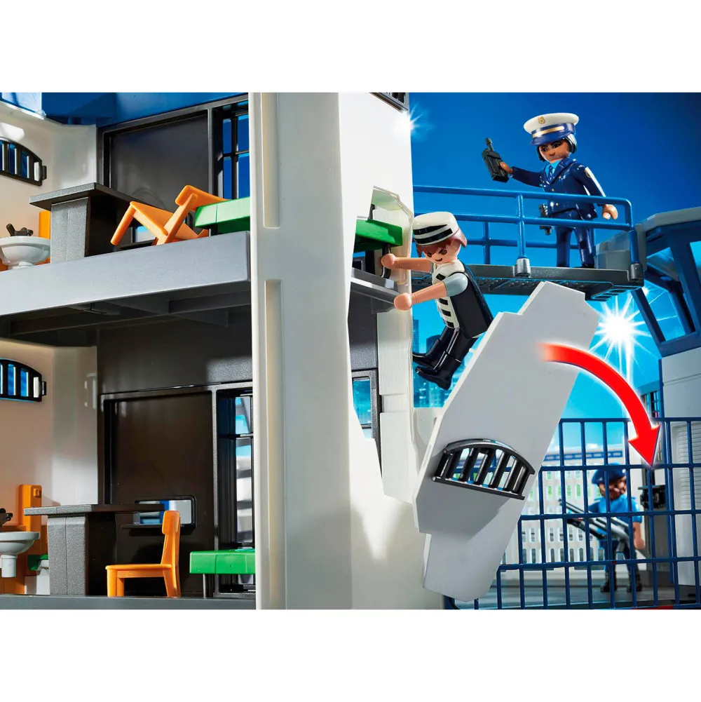 City Action Politiebureau Met Gevangenis|Playmobil New