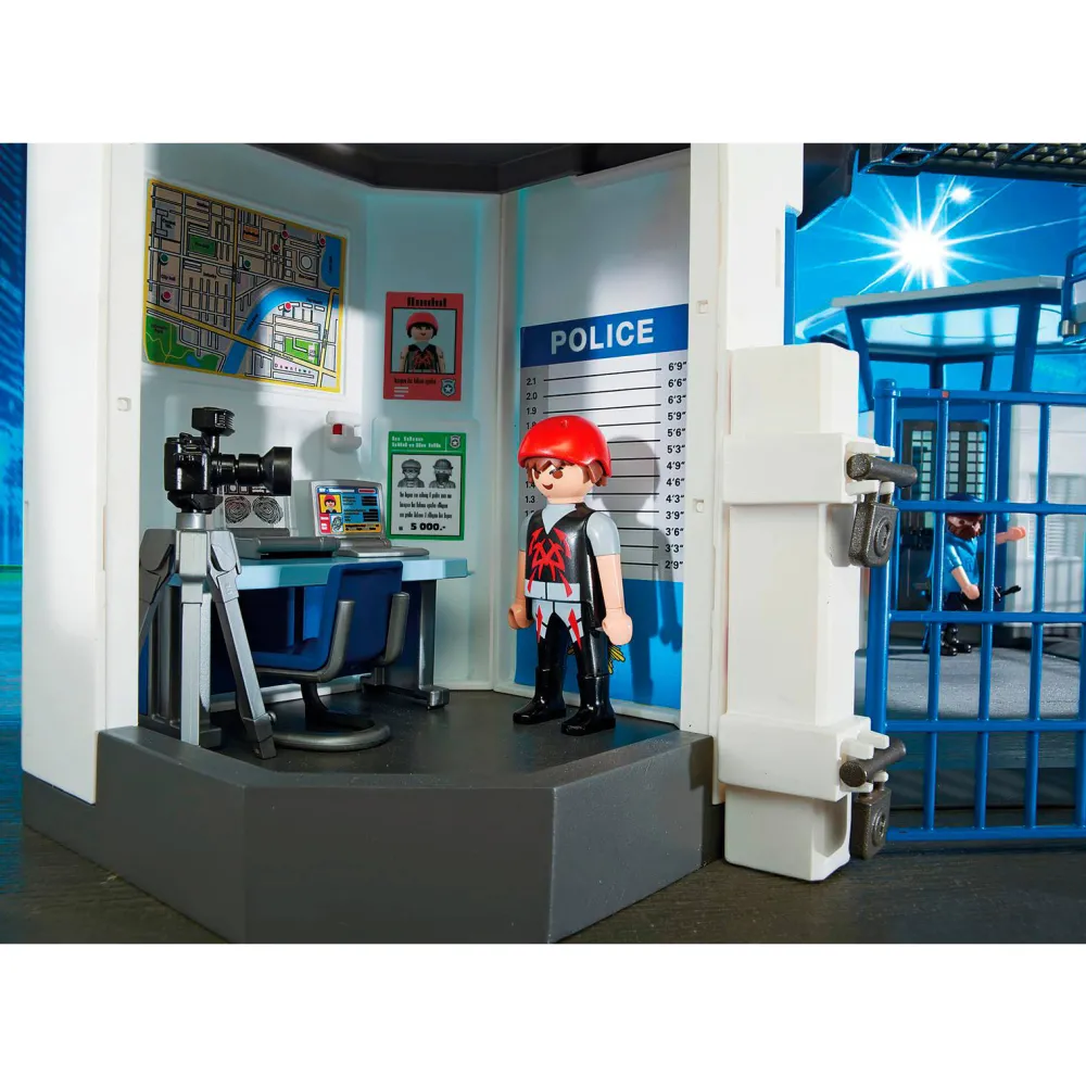 City Action Politiebureau Met Gevangenis|Playmobil New