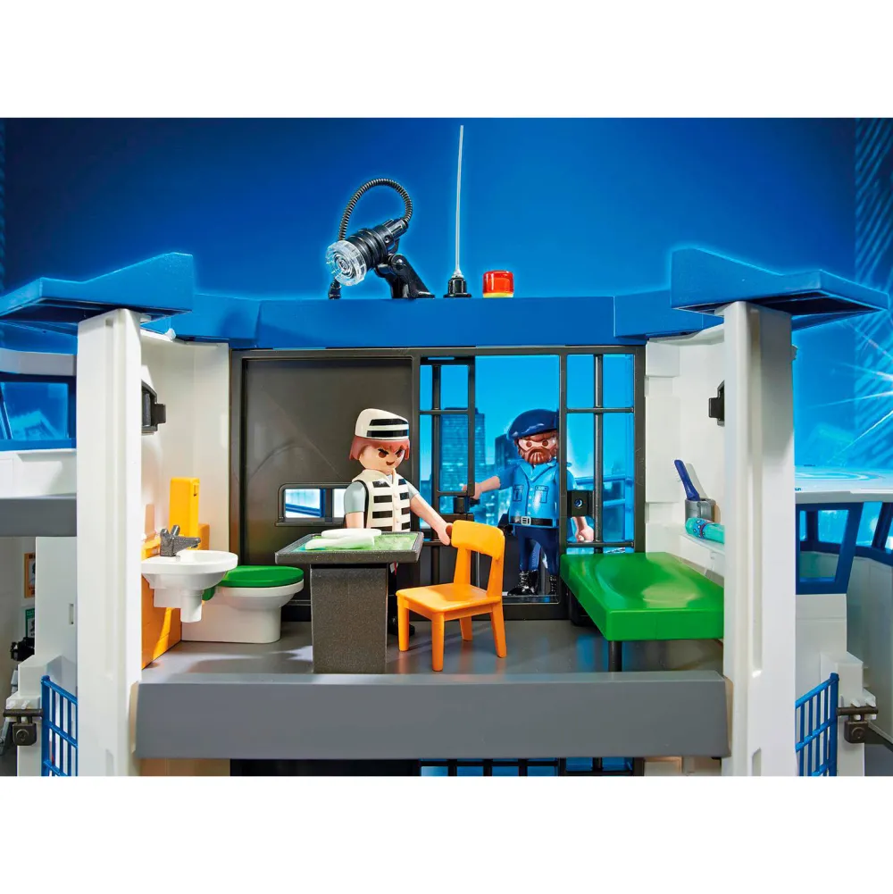 City Action Politiebureau Met Gevangenis|Playmobil New