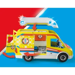 City Life Ambulance Met Licht En Geluid - 71202|Playmobil Cheap